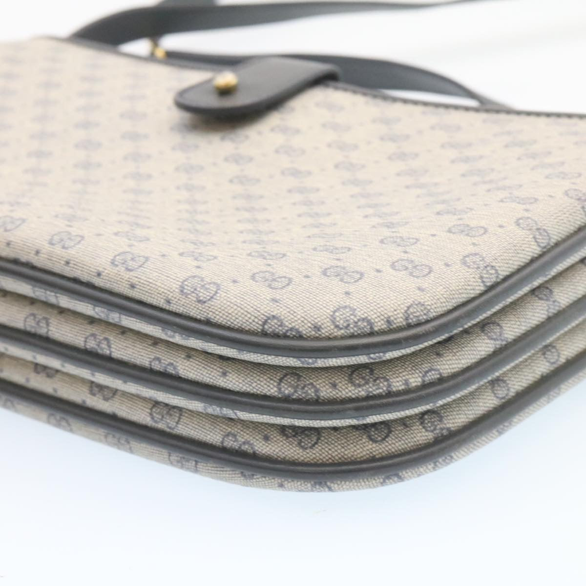 GUCCI Micro GG Canvas Shoulder Bag Navy am1865g