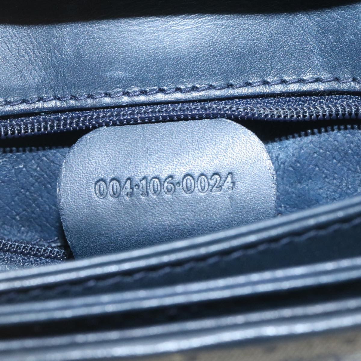GUCCI Micro GG Canvas Shoulder Bag Navy am1865g