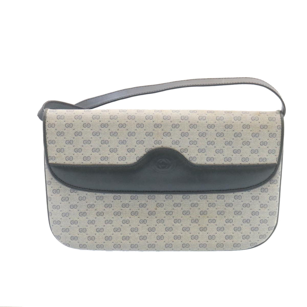 GUCCI Micro GG Canvas Shoulder Bag Navy am1865g