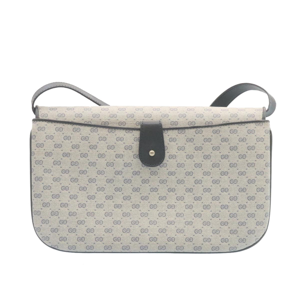 GUCCI Micro GG Canvas Shoulder Bag Navy am1865g