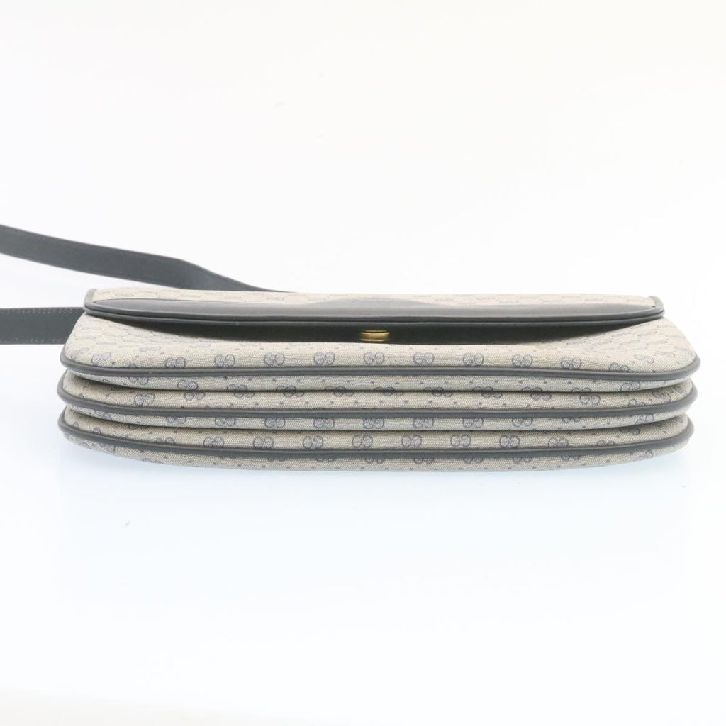 GUCCI Micro GG Canvas Shoulder Bag Navy am1865g