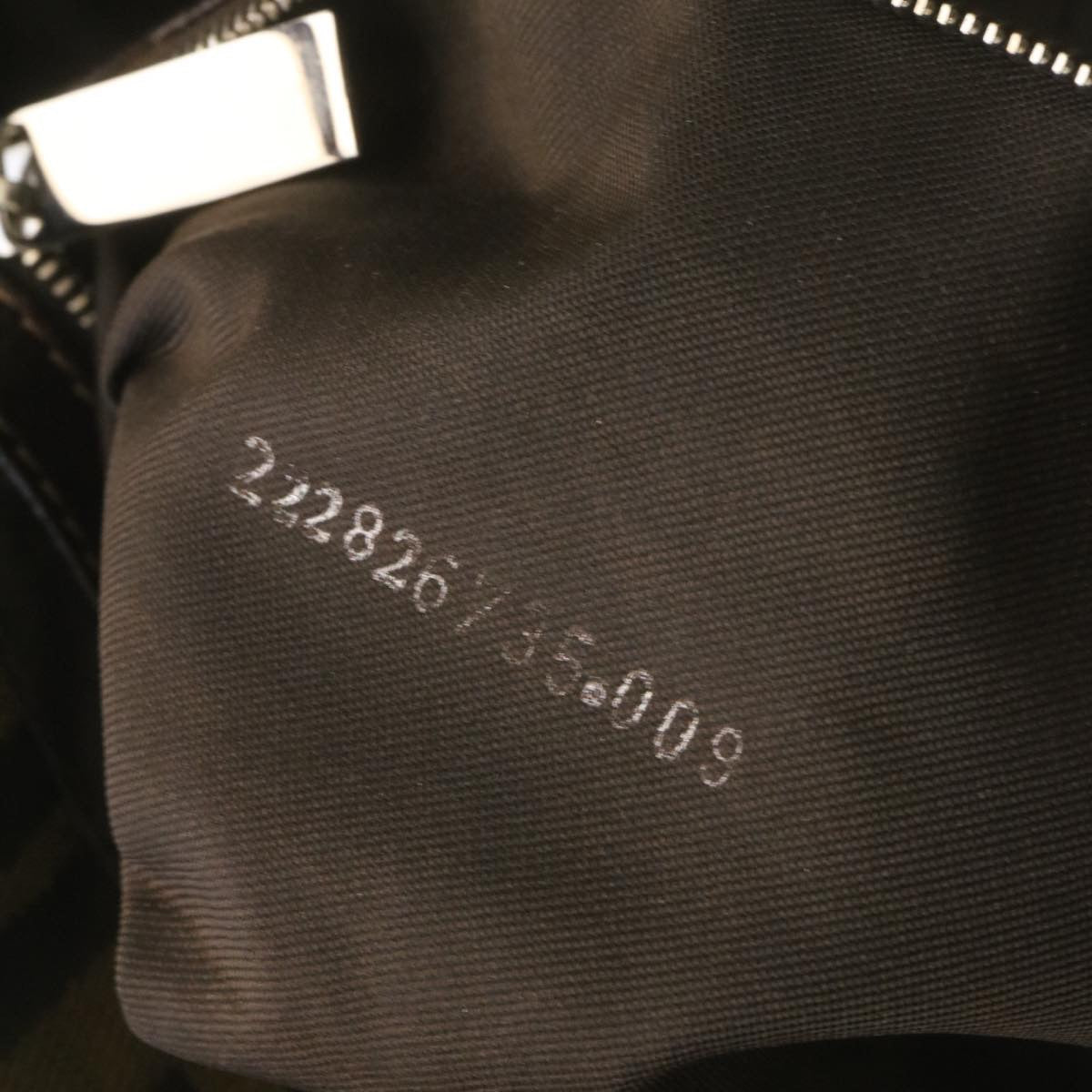 FENDI Zucca Canvas Tote Bag Black Brown am1921g