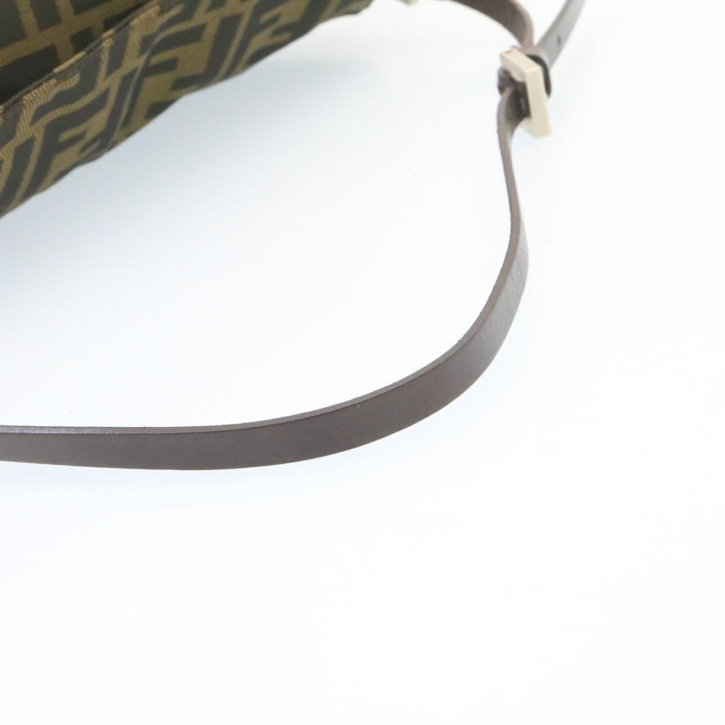 FENDI Zucca Canvas Tote Bag Black Brown am1921g