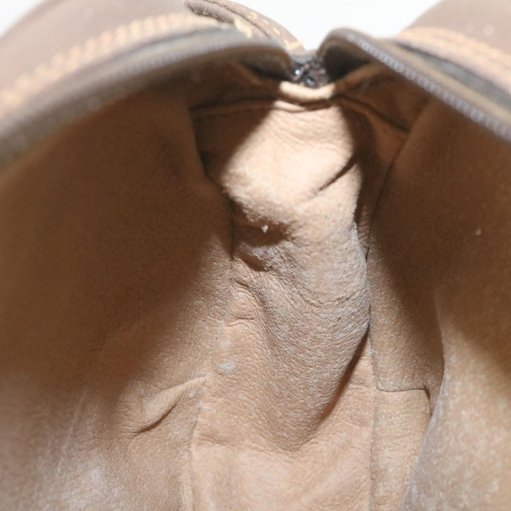 GUCCI Web Sherry Line GG Canvas Shoulder Bag Beige Red Green am1986g