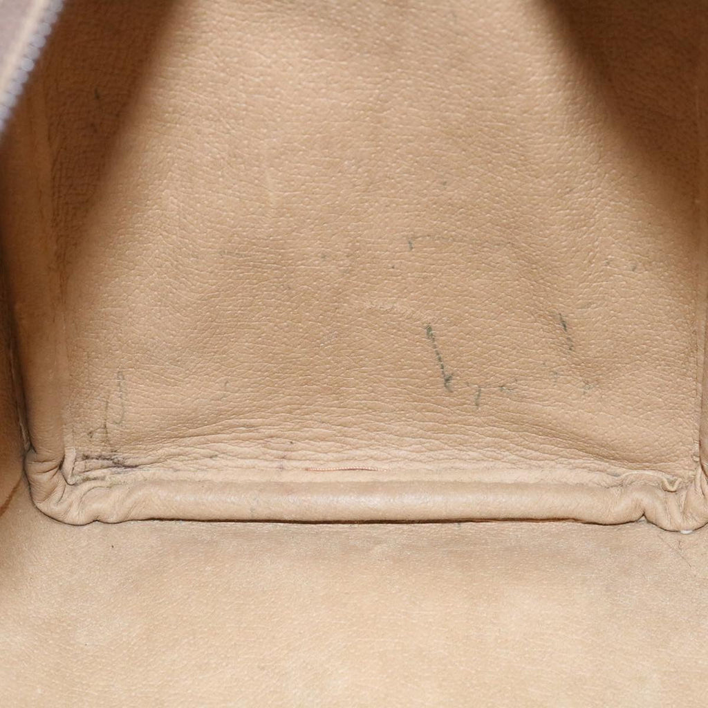 GUCCI Web Sherry Line GG Canvas Hand Bag Brown Red Green am2077g