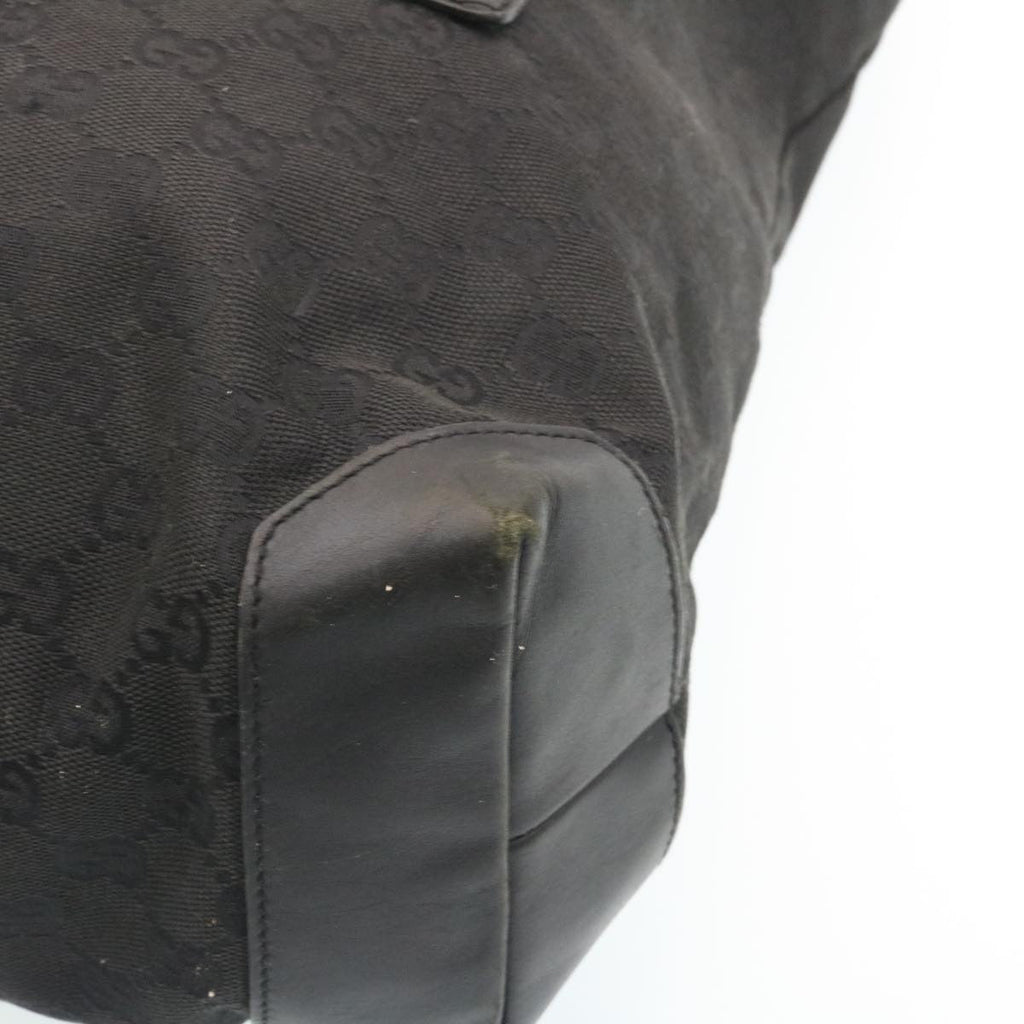 GUCCI GG Canvas Tote Bag Black am2078g