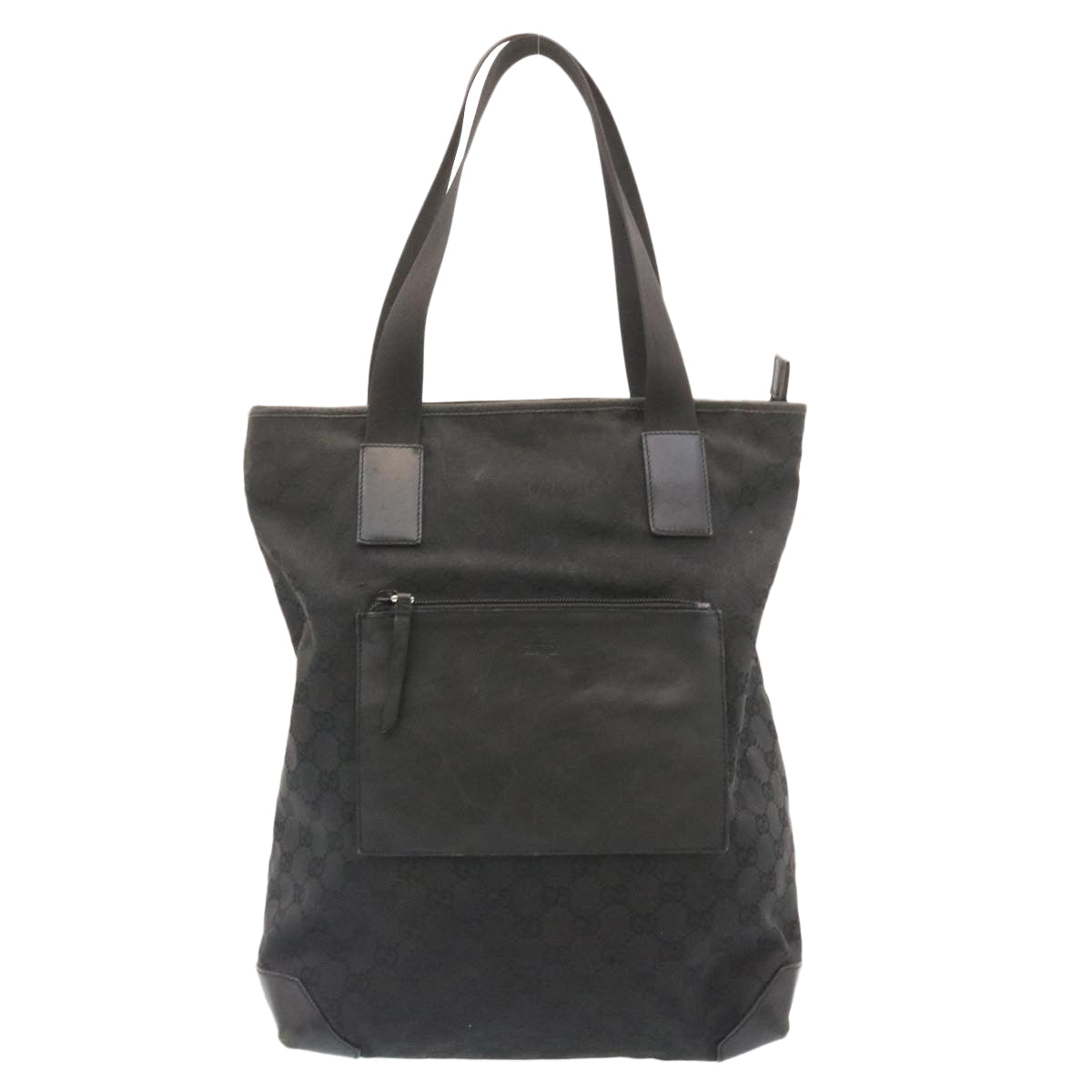 GUCCI GG Canvas Tote Bag Black am2078g