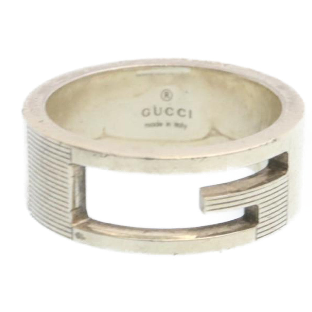 GUCCI Ring 2 Set size 7 and 16 Silver am2085g