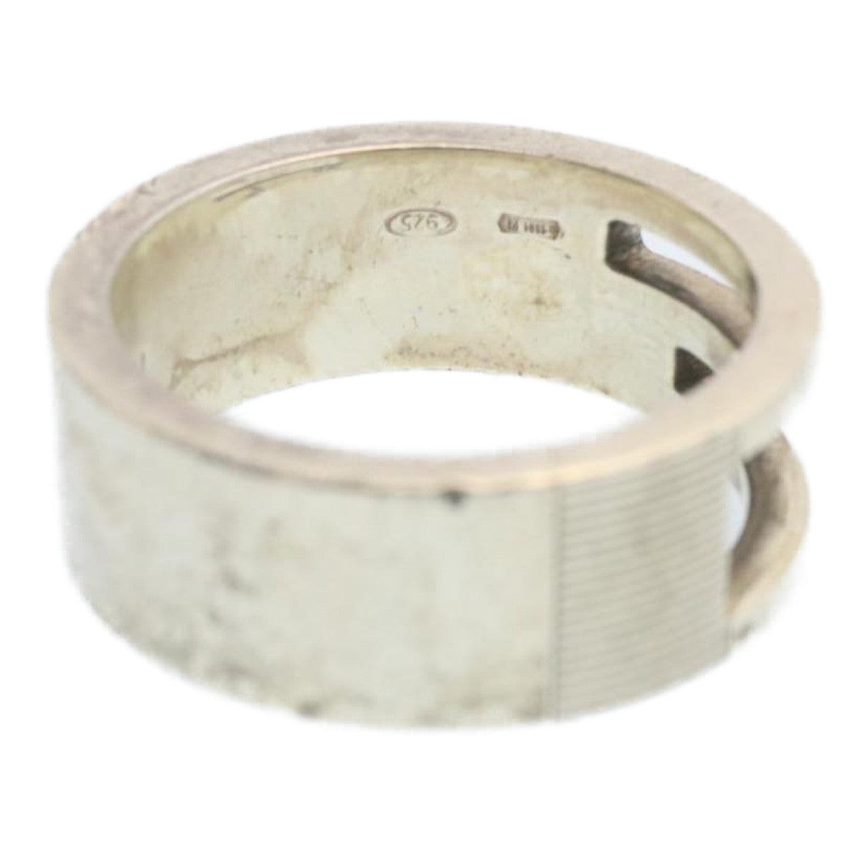 GUCCI Ring 2 Set size 7 and 16 Silver am2085g