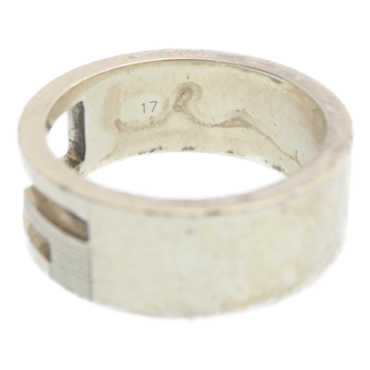 GUCCI Ring 2 Set size 7 and 16 Silver am2085g