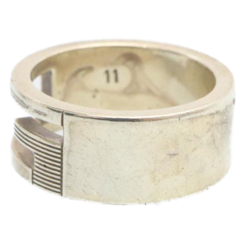 GUCCI Ring 2 Set size 7 and 16 Silver am2085g