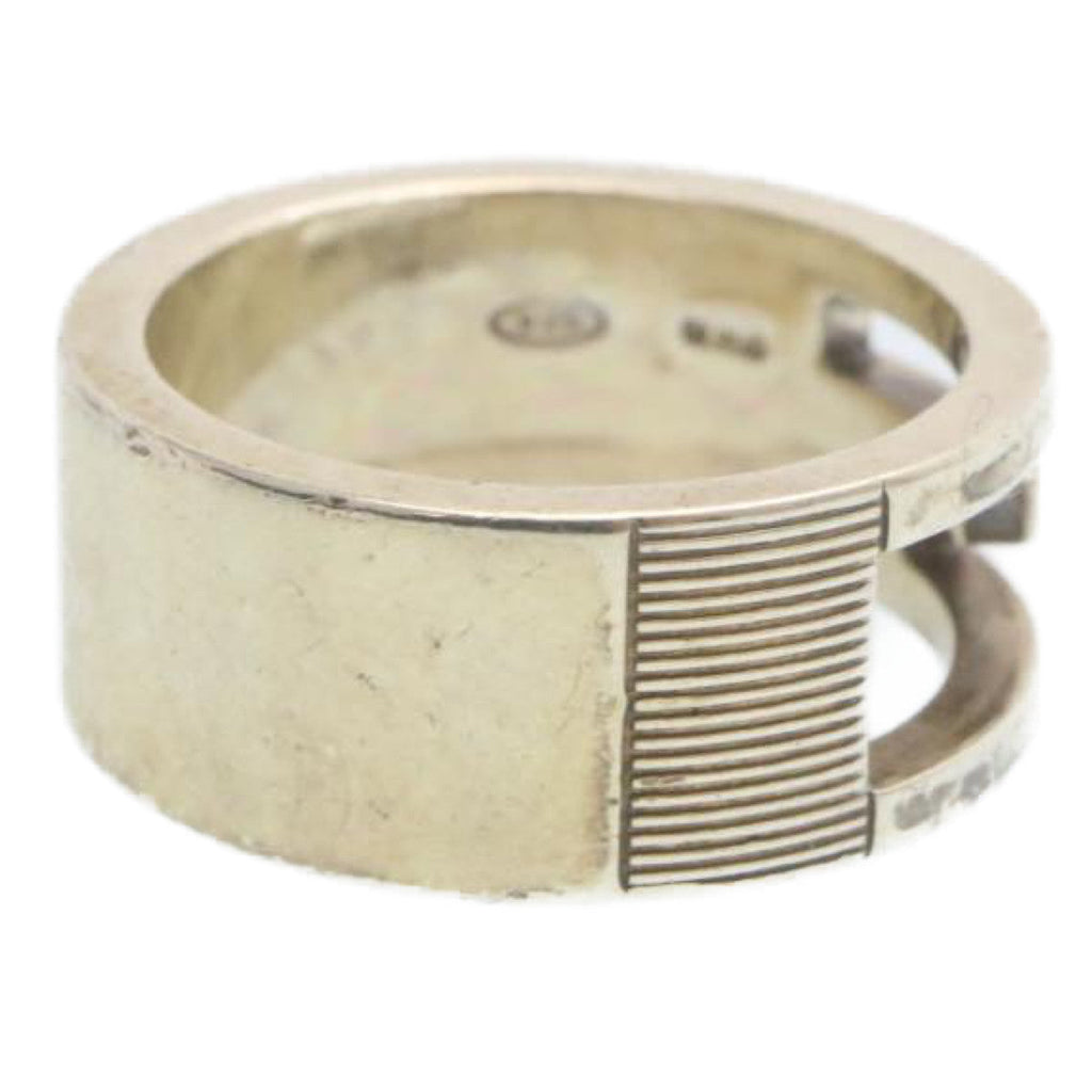 GUCCI Ring 2 Set size 7 and 16 Silver am2085g