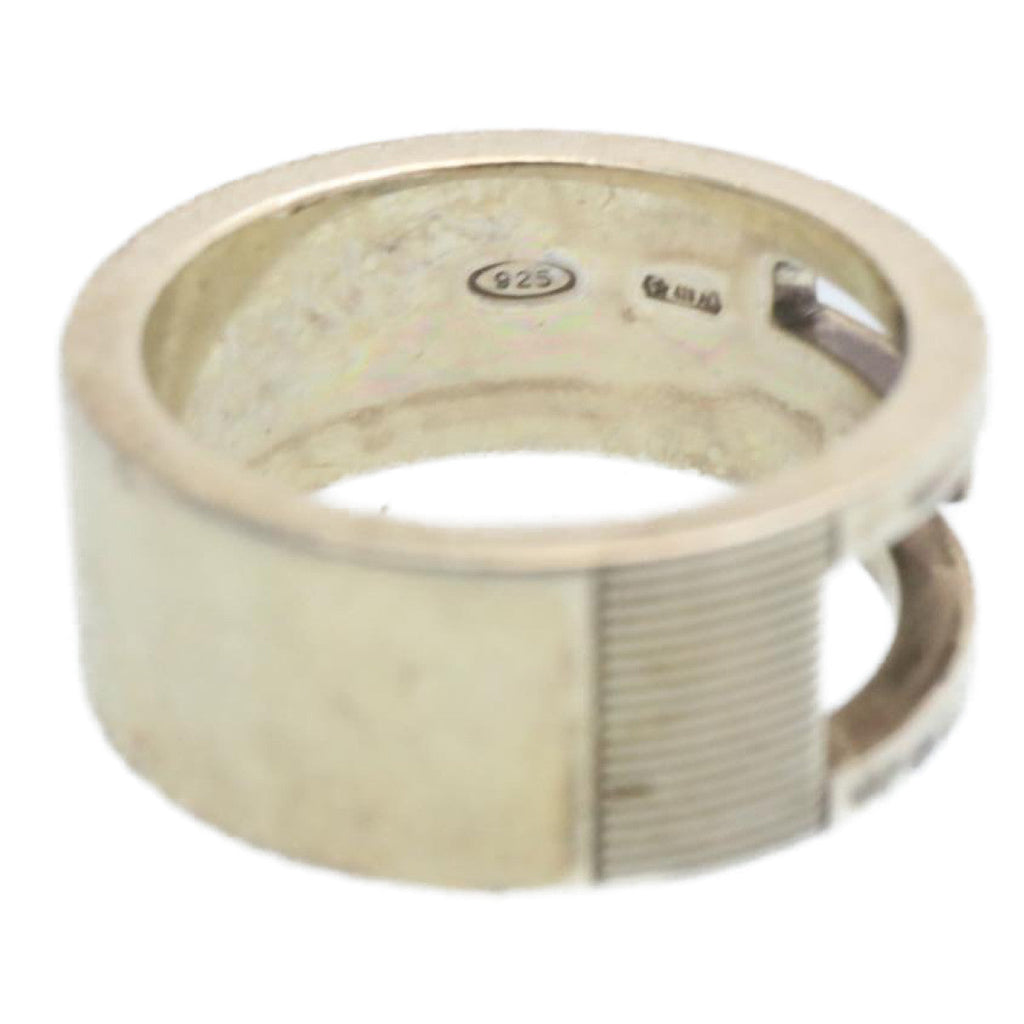 GUCCI Ring 2 Set size 7 and 16 Silver am2085g