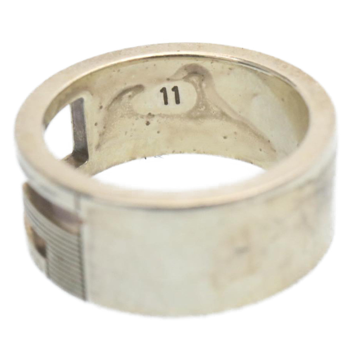 GUCCI Ring 2 Set size 7 and 16 Silver am2085g