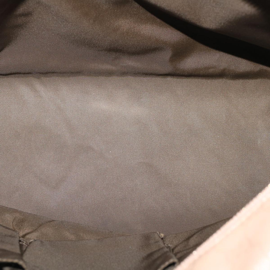 GUCCI GG Canvas Tote Bag PVC Leather Beige am2355g