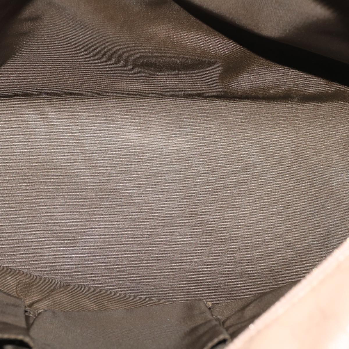 GUCCI GG Canvas Tote Bag PVC Leather Beige am2355g