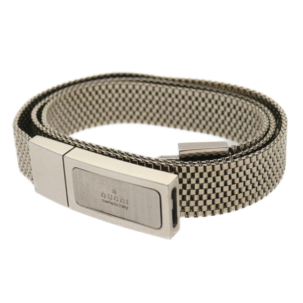 GUCCI metal Belt Silver am2365g