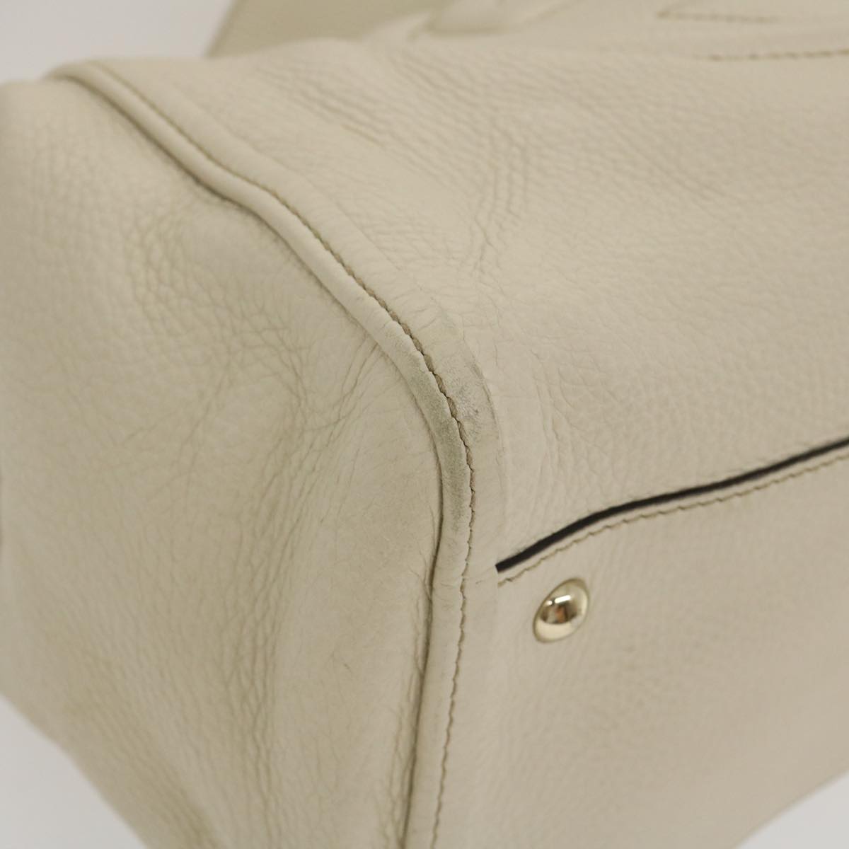 GUCCI Soho Fringe Tote Bag White am2471g