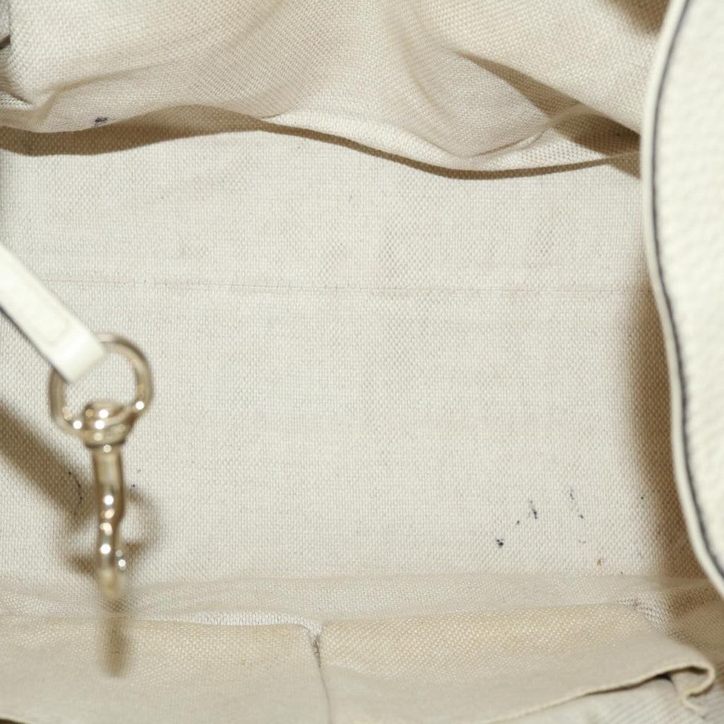 GUCCI Soho Fringe Tote Bag White am2471g