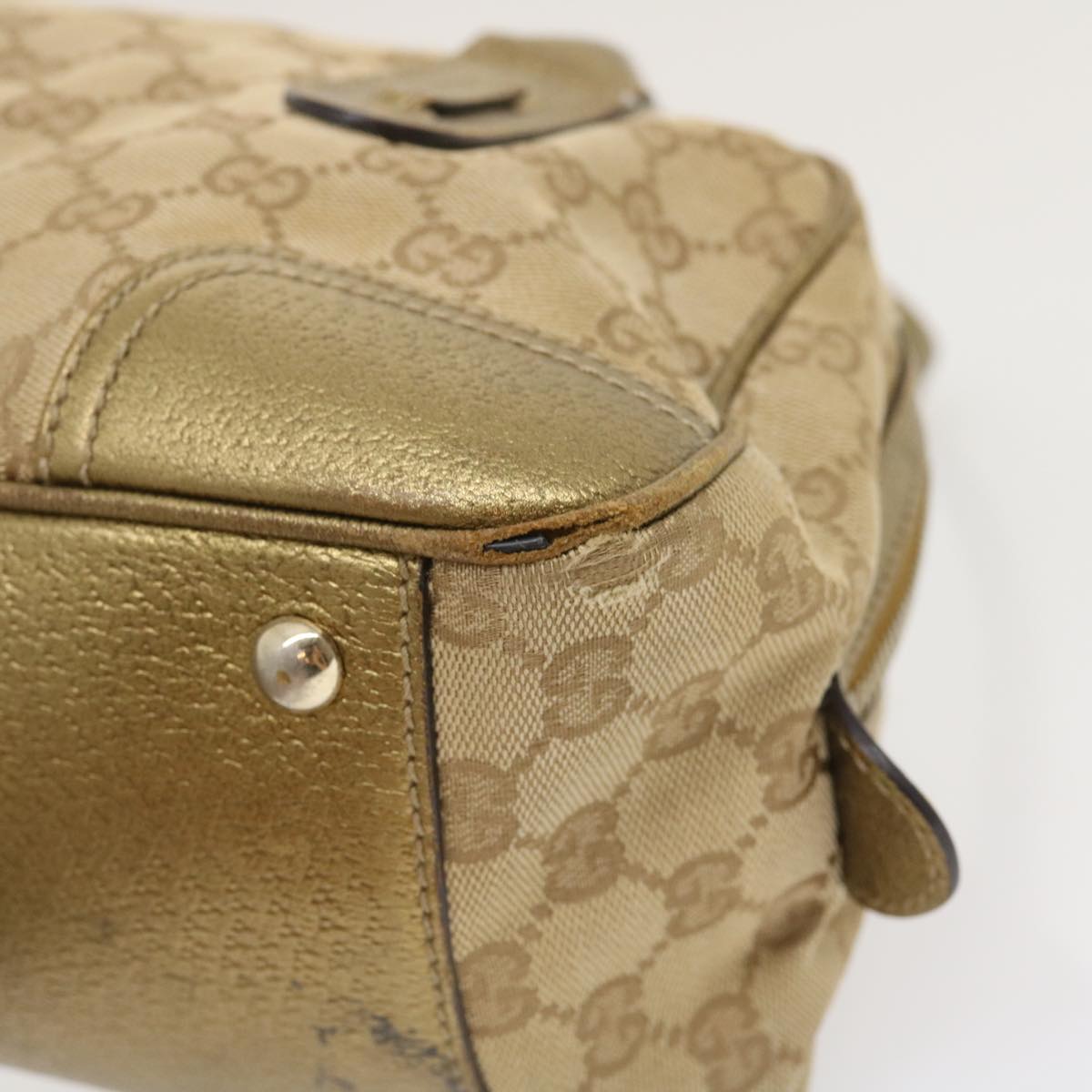 GUCCI GG Canvas Shoulder Bag 3Set Beige am2482g