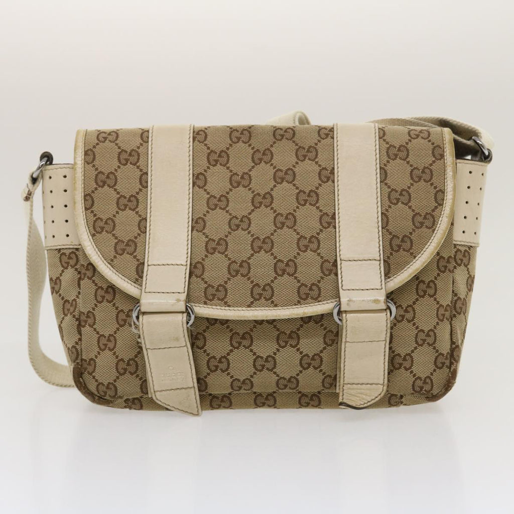GUCCI GG Canvas Shoulder Bag 3Set Beige am2482g