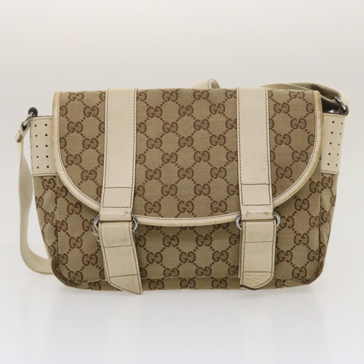 GUCCI GG Canvas Shoulder Bag 3Set Beige am2482g