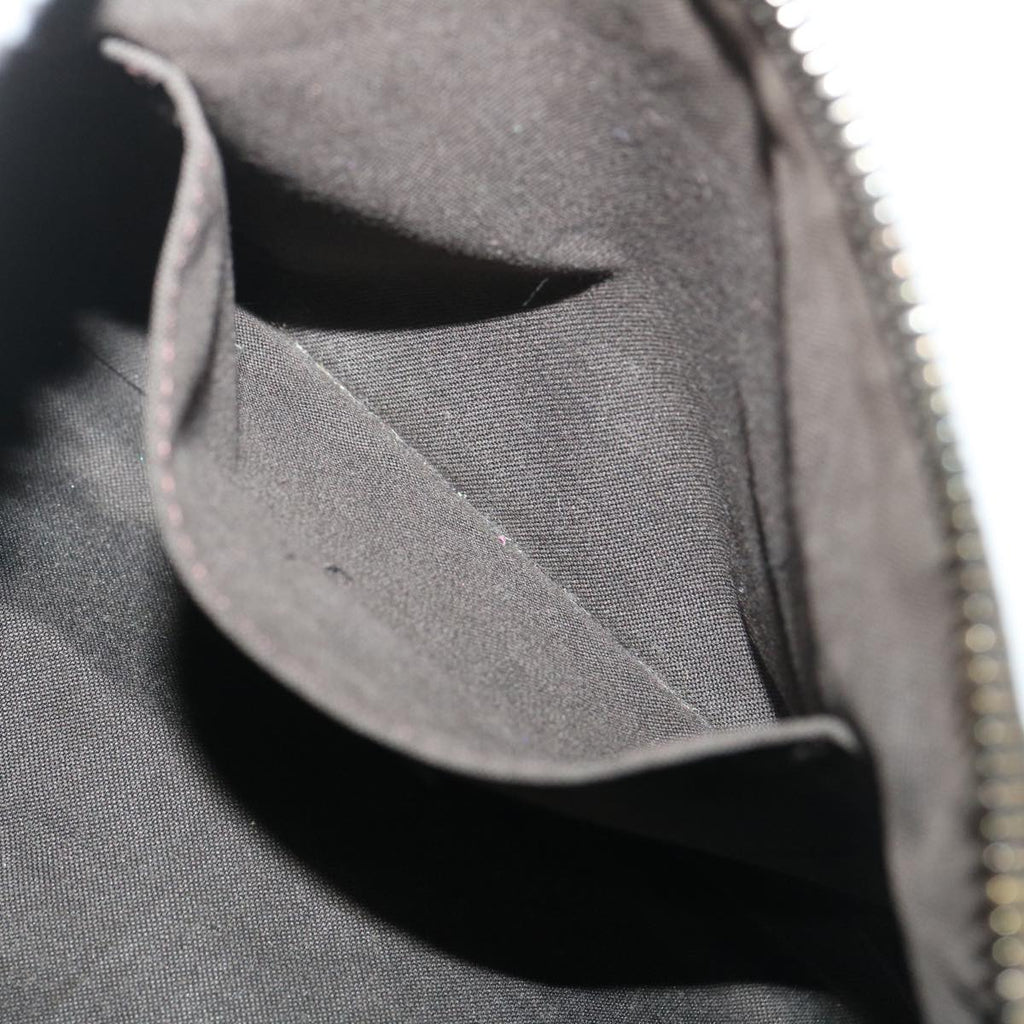 FENDI Zucchino Canvas Shoulder Bag Black am2528g