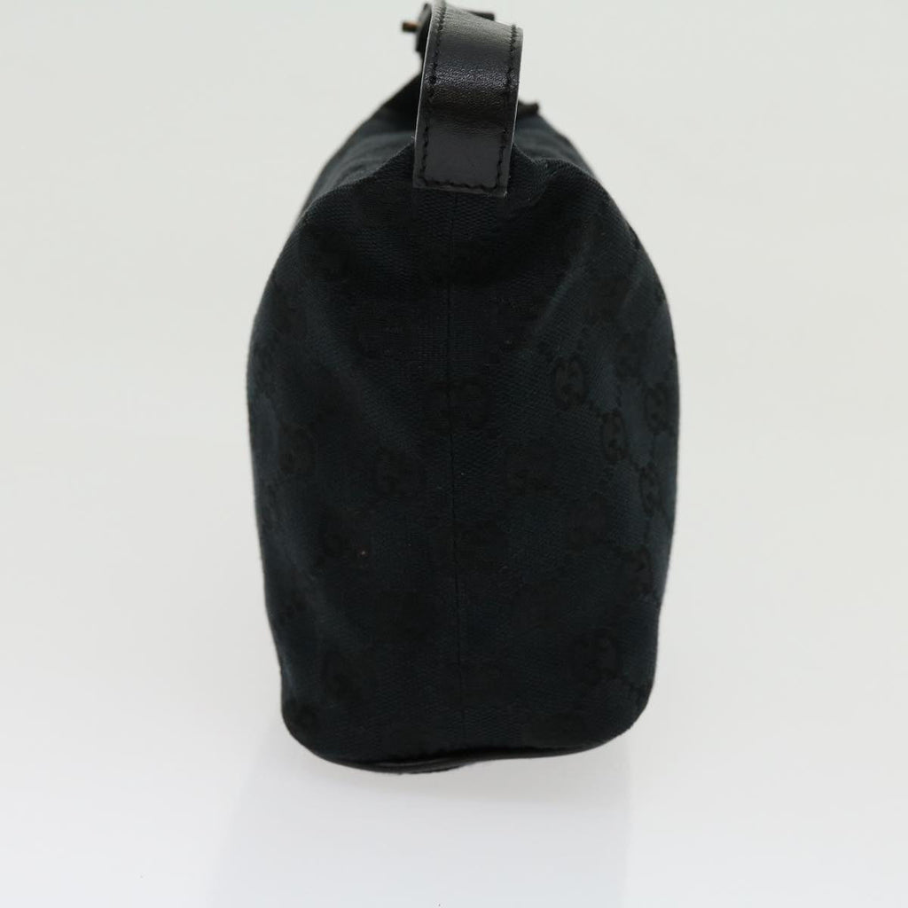 GUCCI GG Canvas Hand Bag Black  am2610g