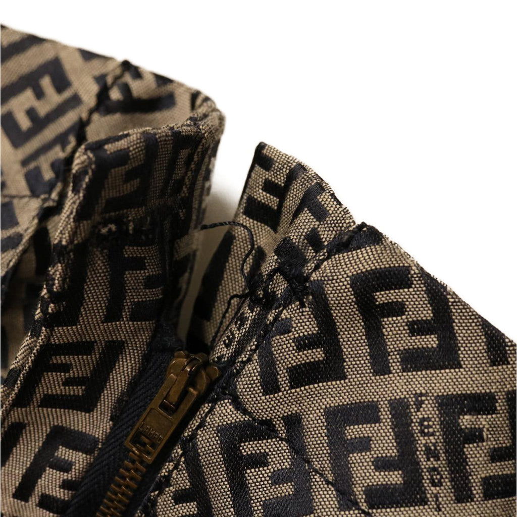 FENDI Zucchino Canvas Pants Navy am2654g