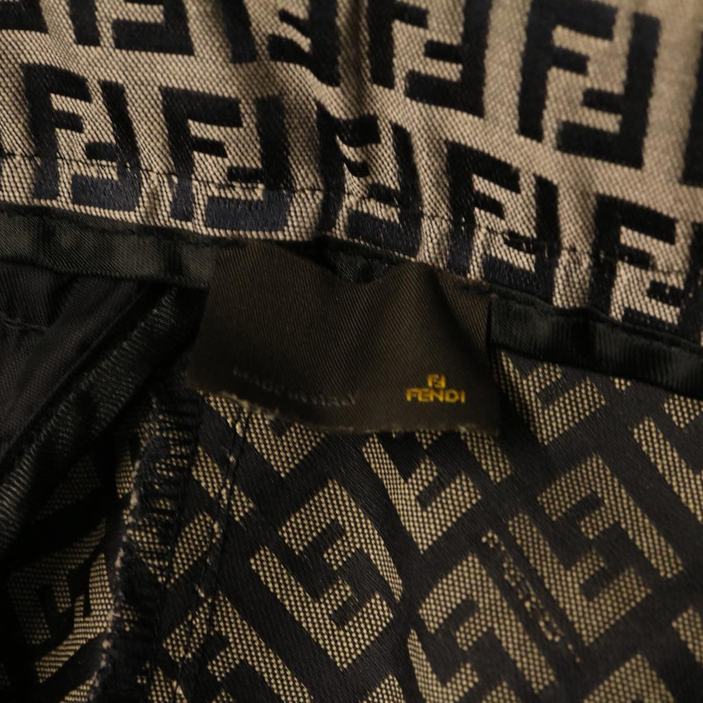 FENDI Zucchino Canvas Pants Navy am2654g