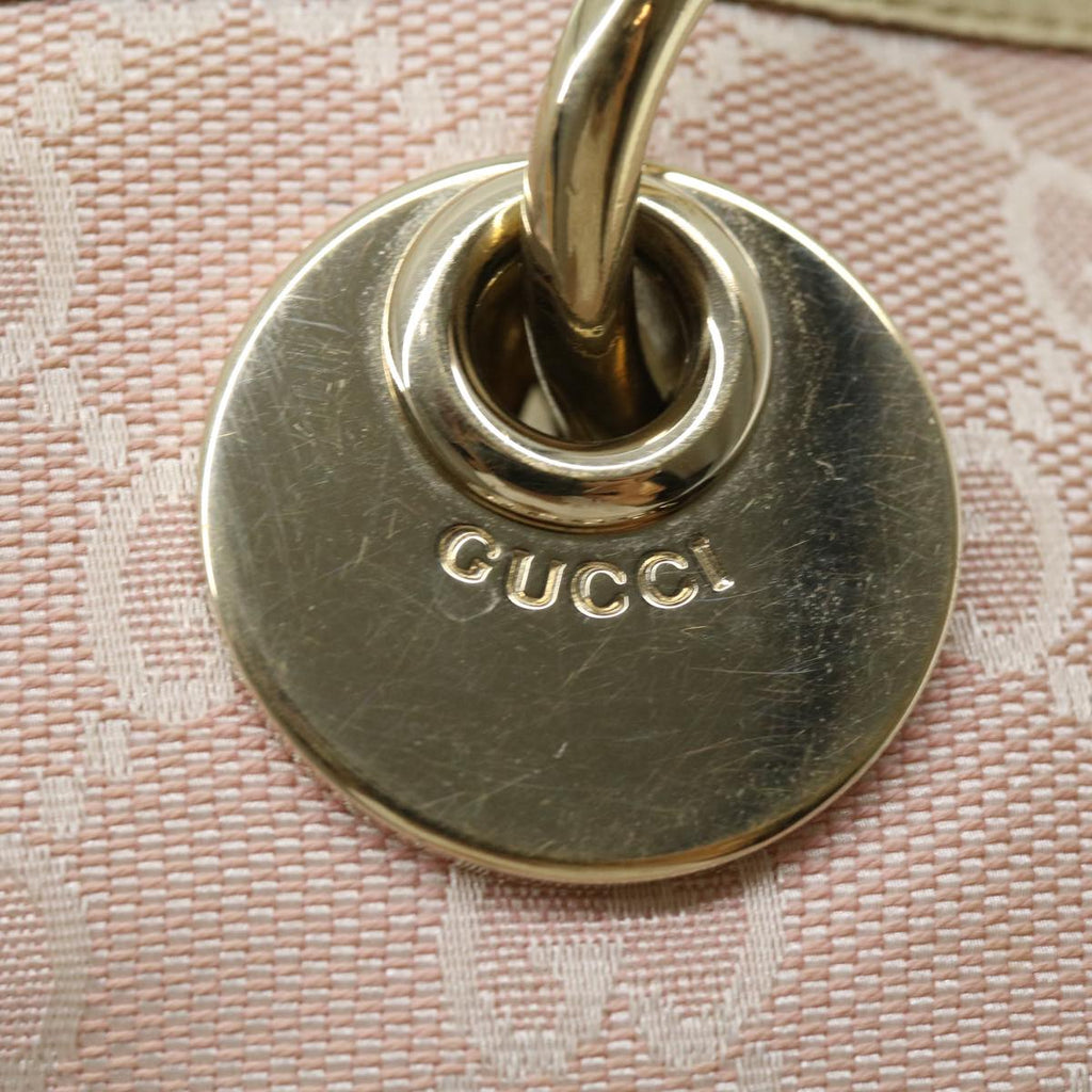 GUCCI GG Canvas Tote Bag Pink am2713g