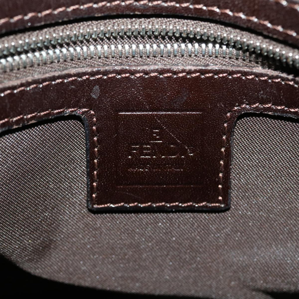 FENDI Zucca Canvas Mamma bucket Shoulder Bag Brown am2731g