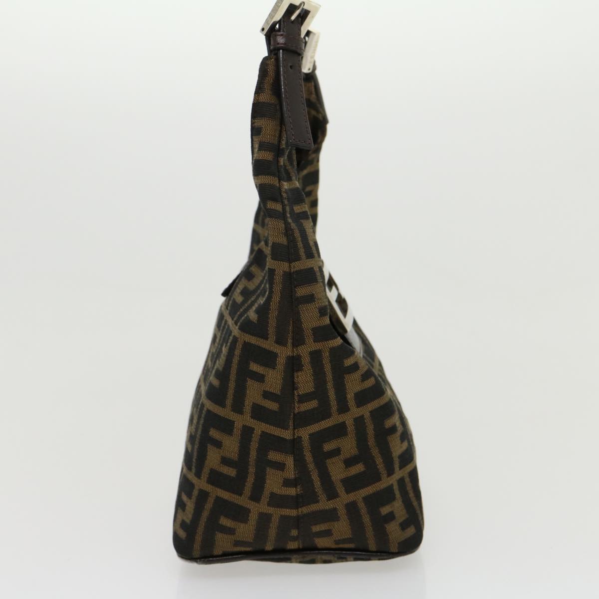 FENDI Zucca Canvas Mamma bucket Shoulder Bag Brown am2731g