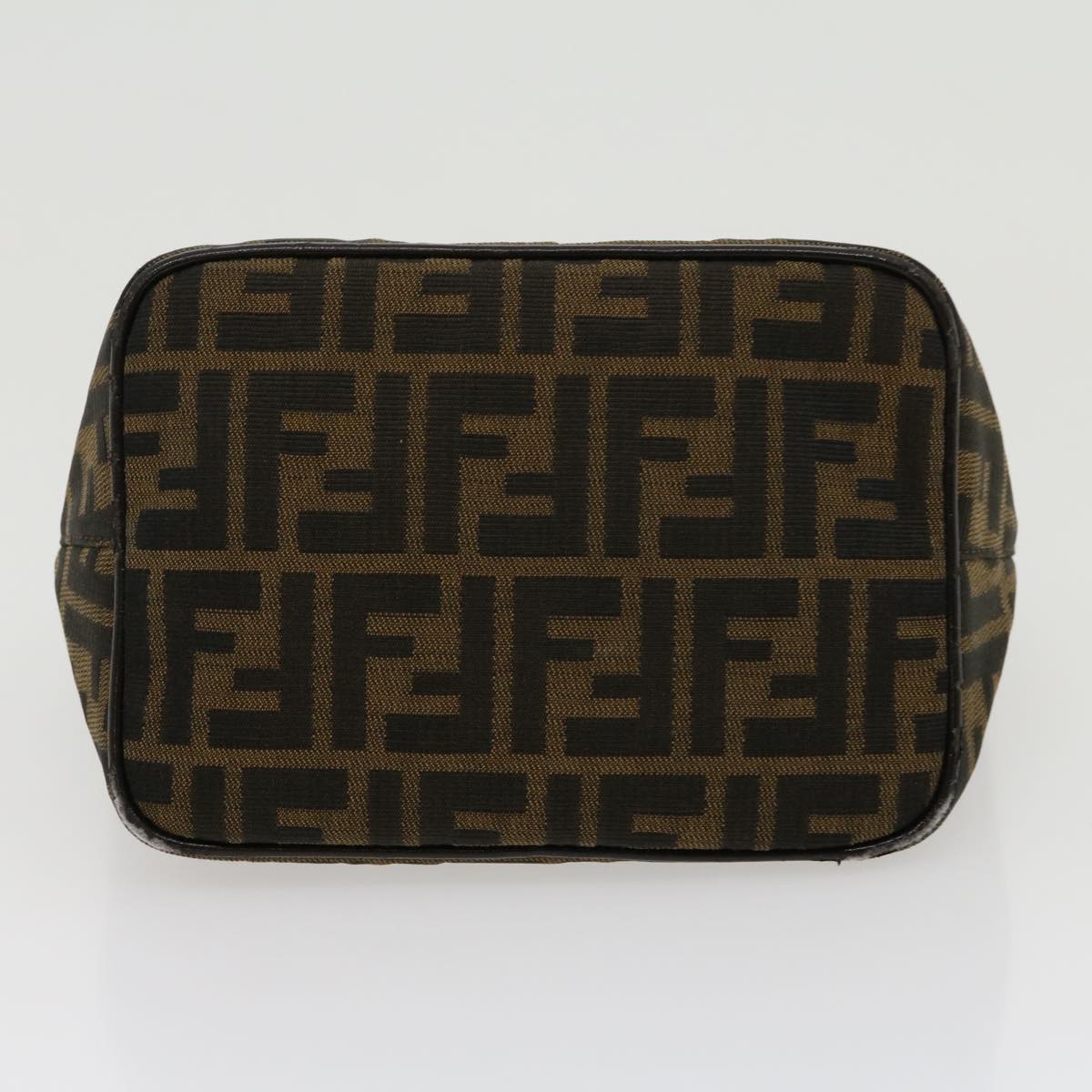 FENDI Zucca Canvas Mamma bucket Shoulder Bag Brown am2731g
