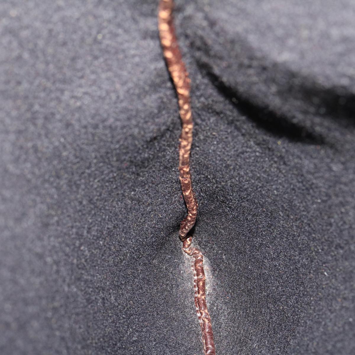 FENDI Zucca Canvas Tote Bag Wool Brown am2733g