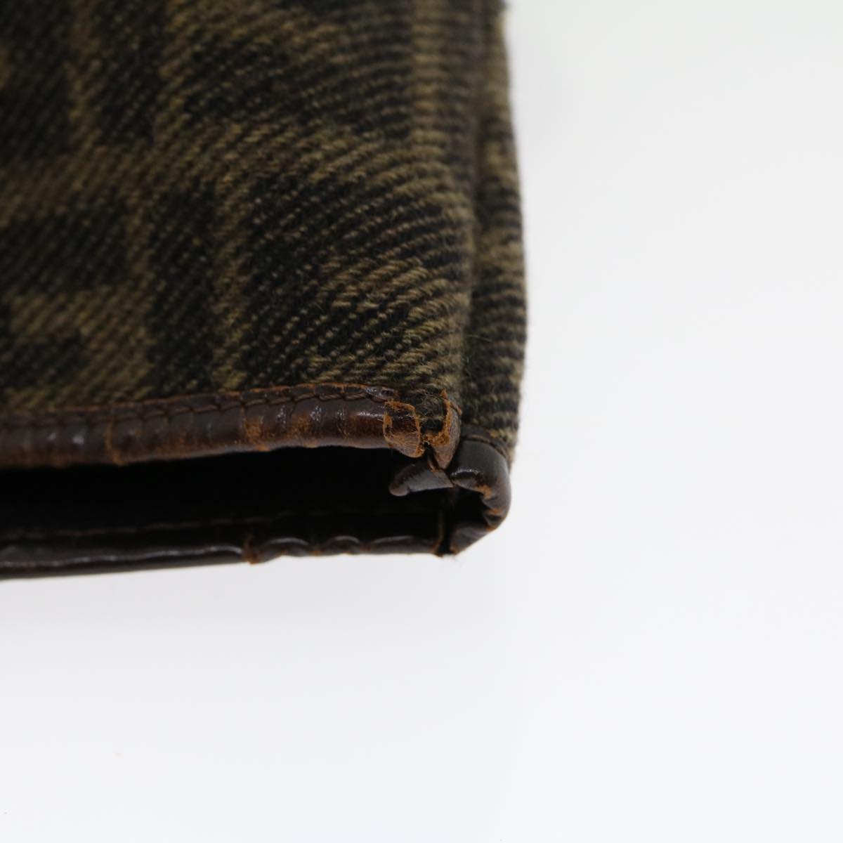 FENDI Zucca Canvas Tote Bag Wool Brown am2733g