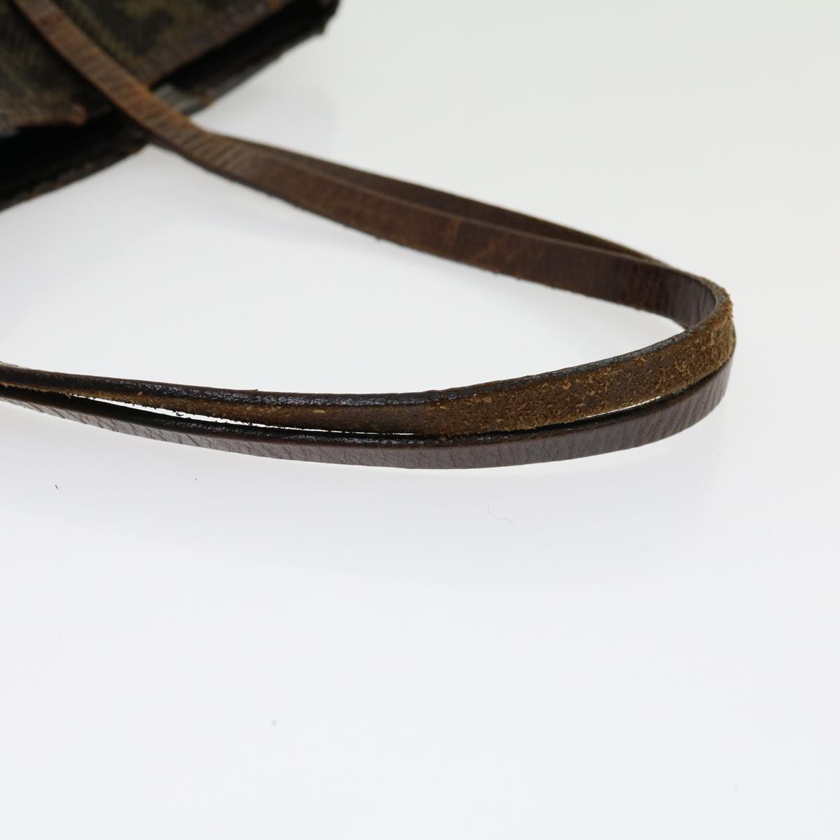 FENDI Zucca Canvas Tote Bag Wool Brown am2733g