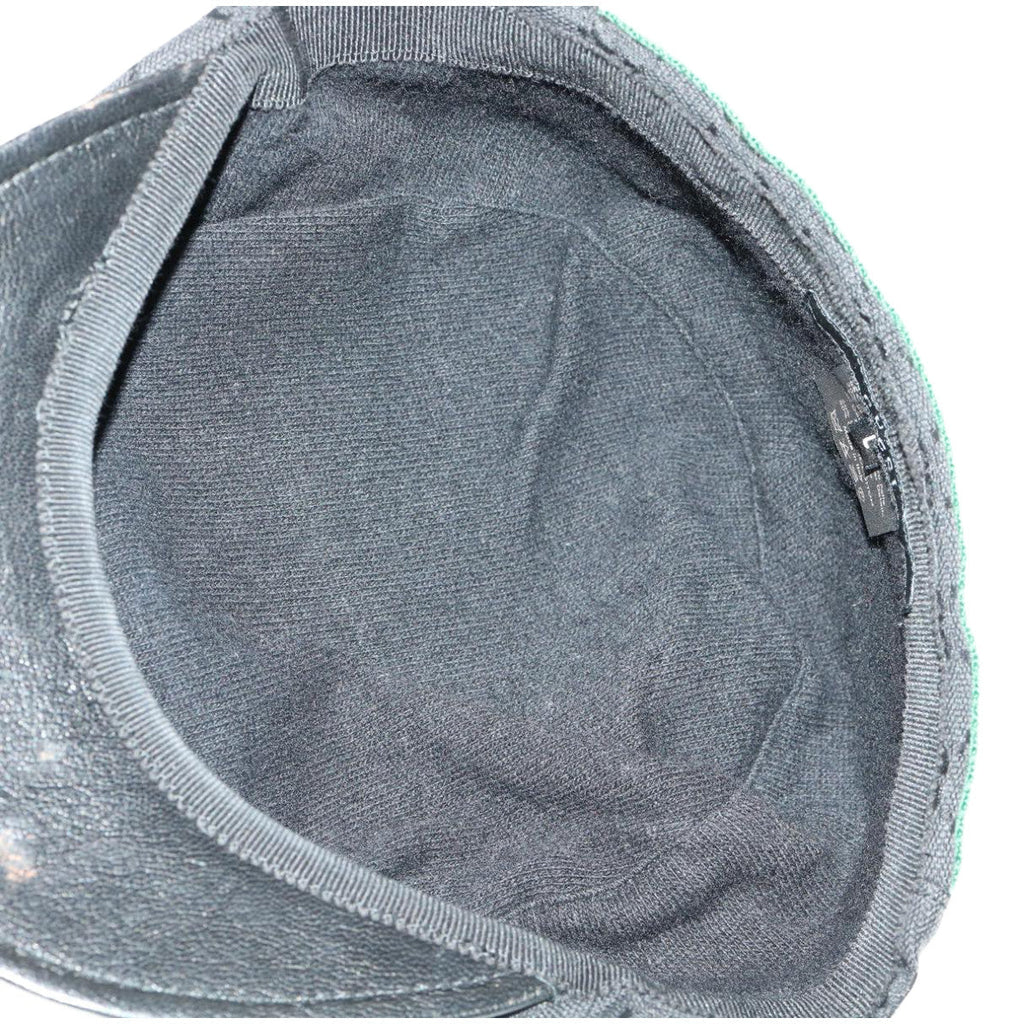 GUCCI Web Sherry Line GG Canvas Hunting cap Hat Black Green Red am2782g