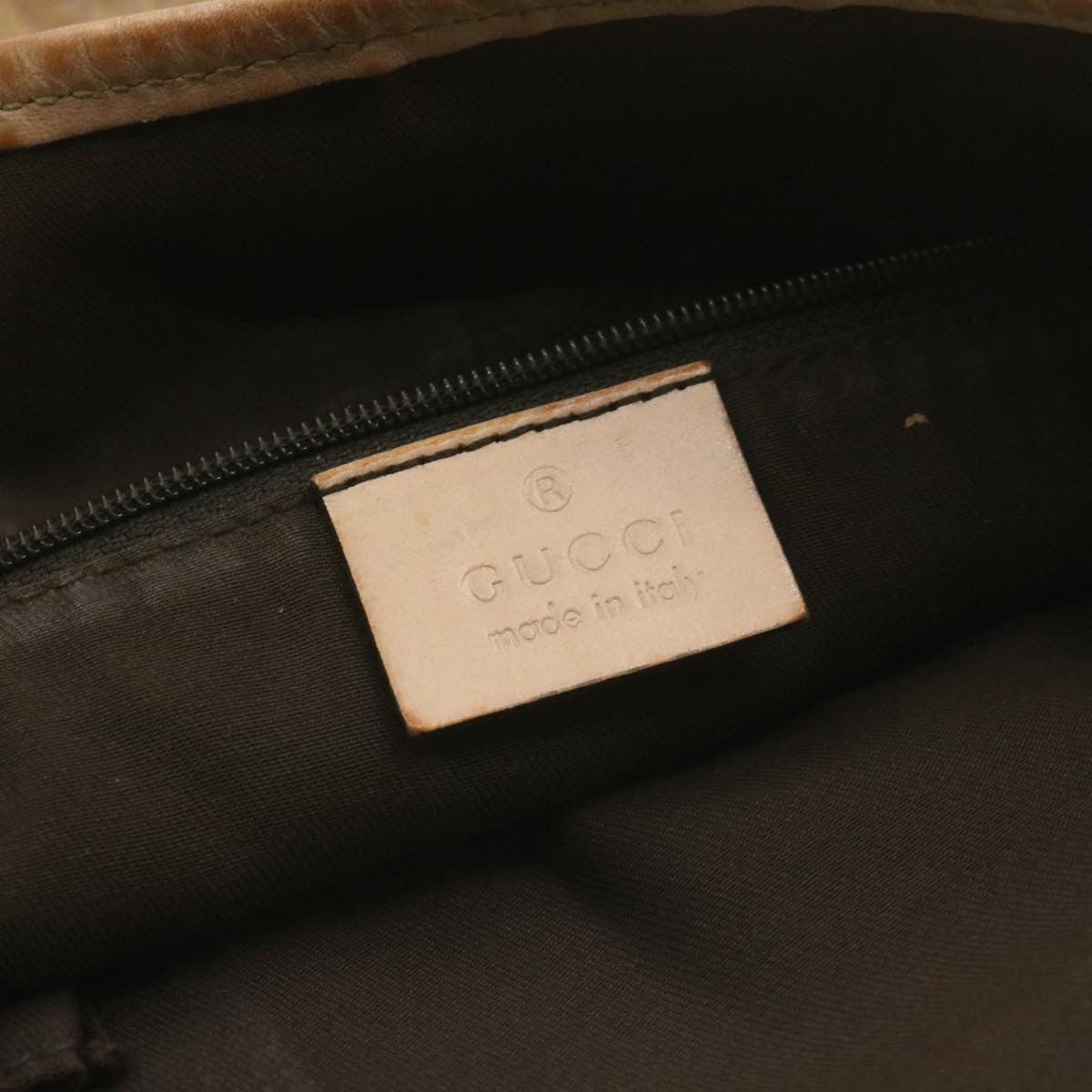 GUCCI GG Canvas Shoulder Bag Nylon Pink Gold am427g