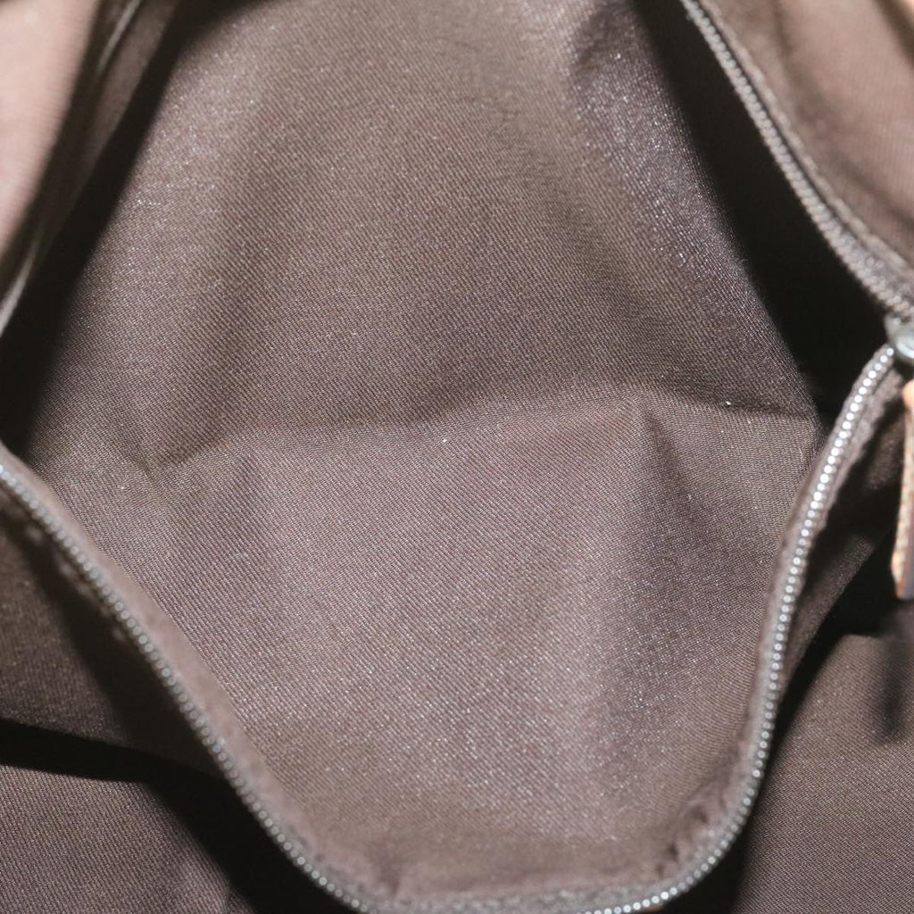 GUCCI GG Canvas Shoulder Bag Nylon Pink Gold am427g