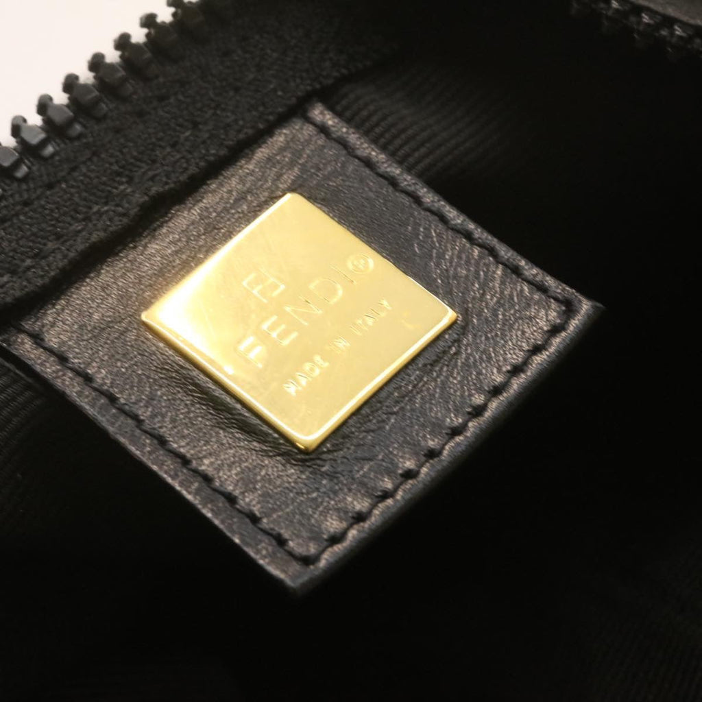 FENDI Boston Bag Nylon 2Way Black am998g