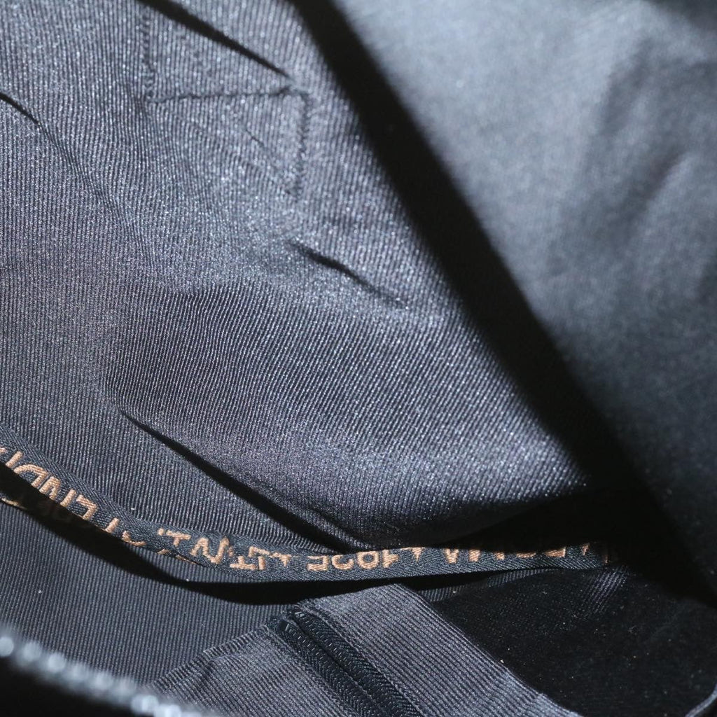 FENDI Boston Bag Nylon 2Way Black am998g