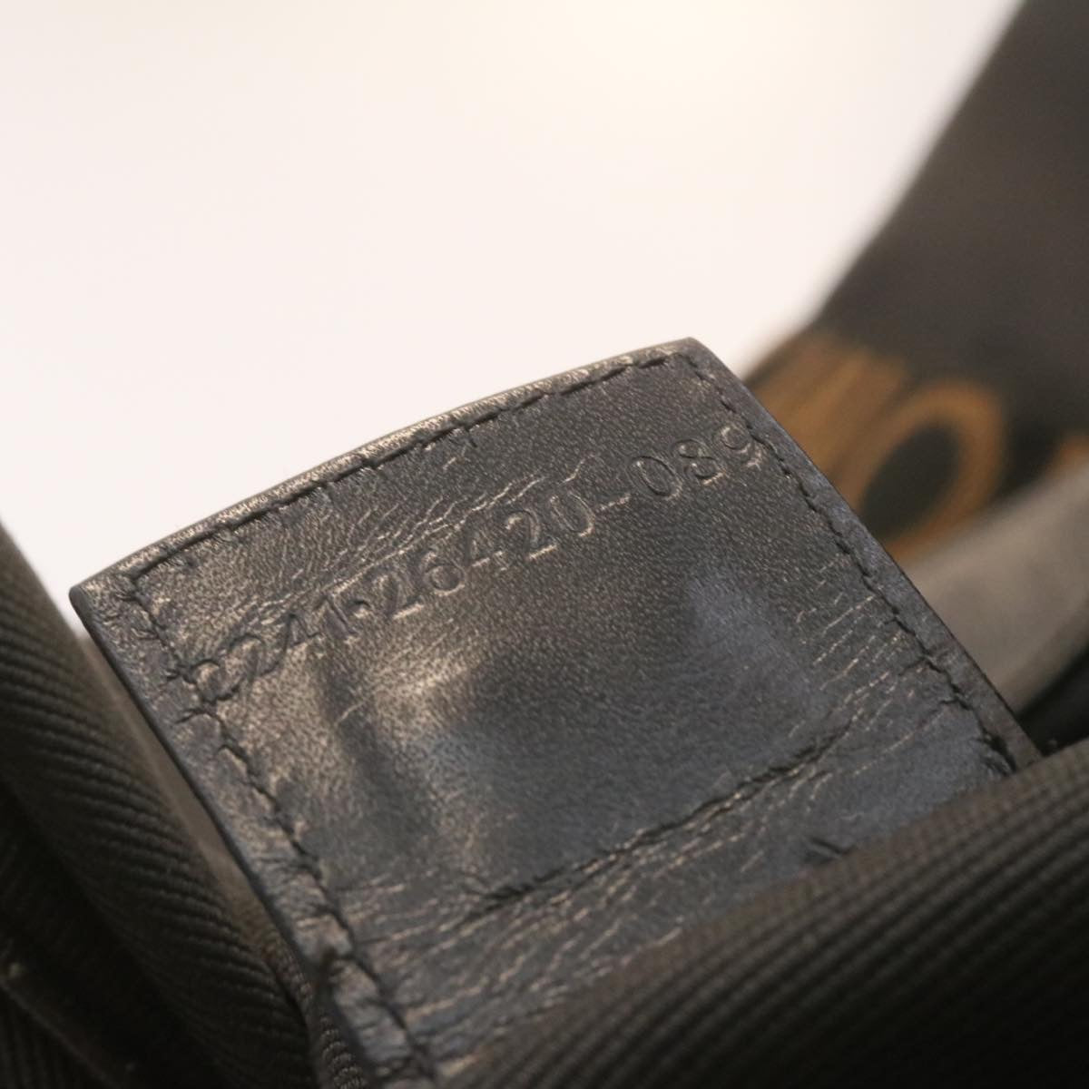 FENDI Boston Bag Nylon 2Way Black am998g