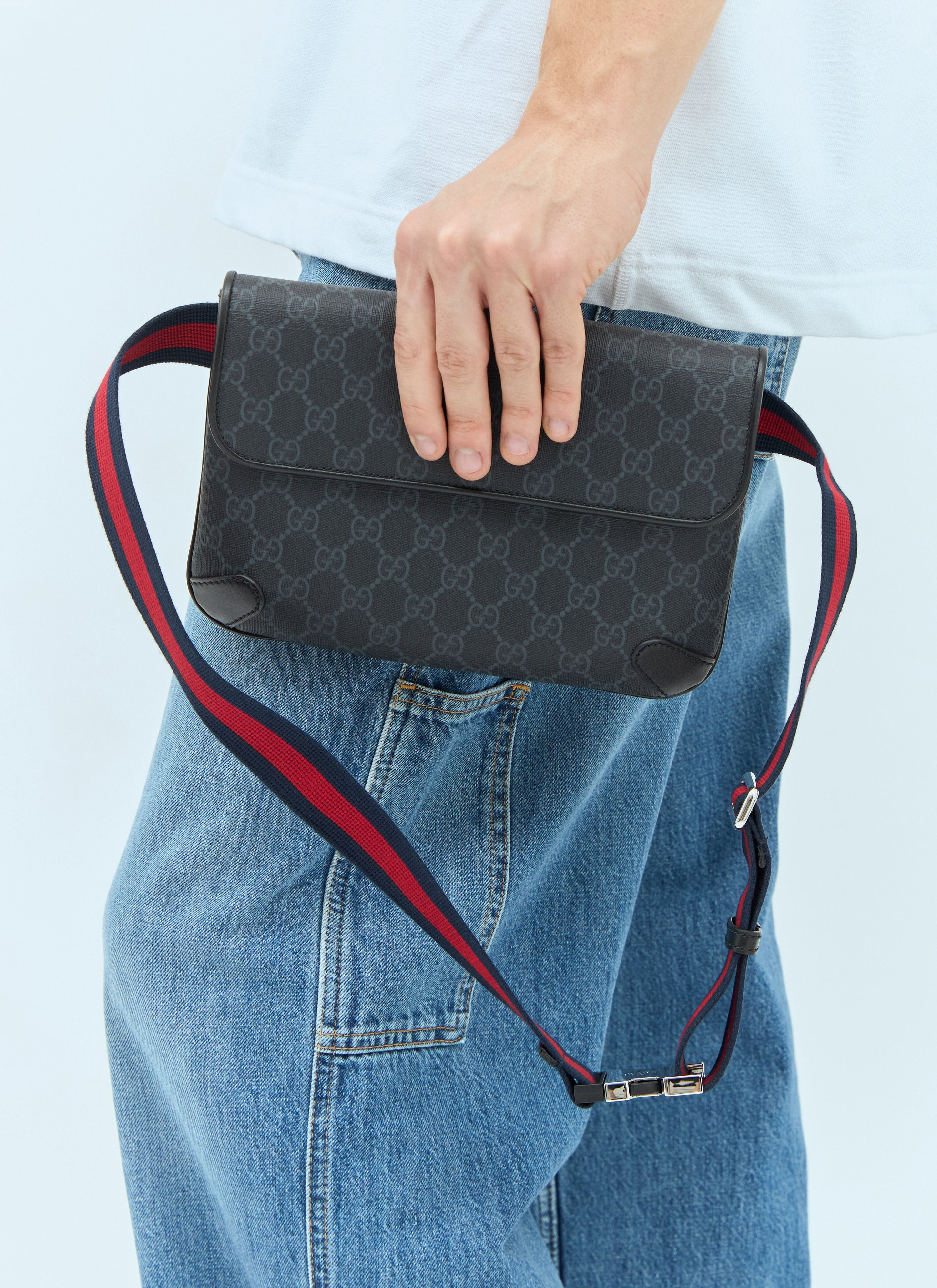 Gucci Men Gg Small Belt Bag