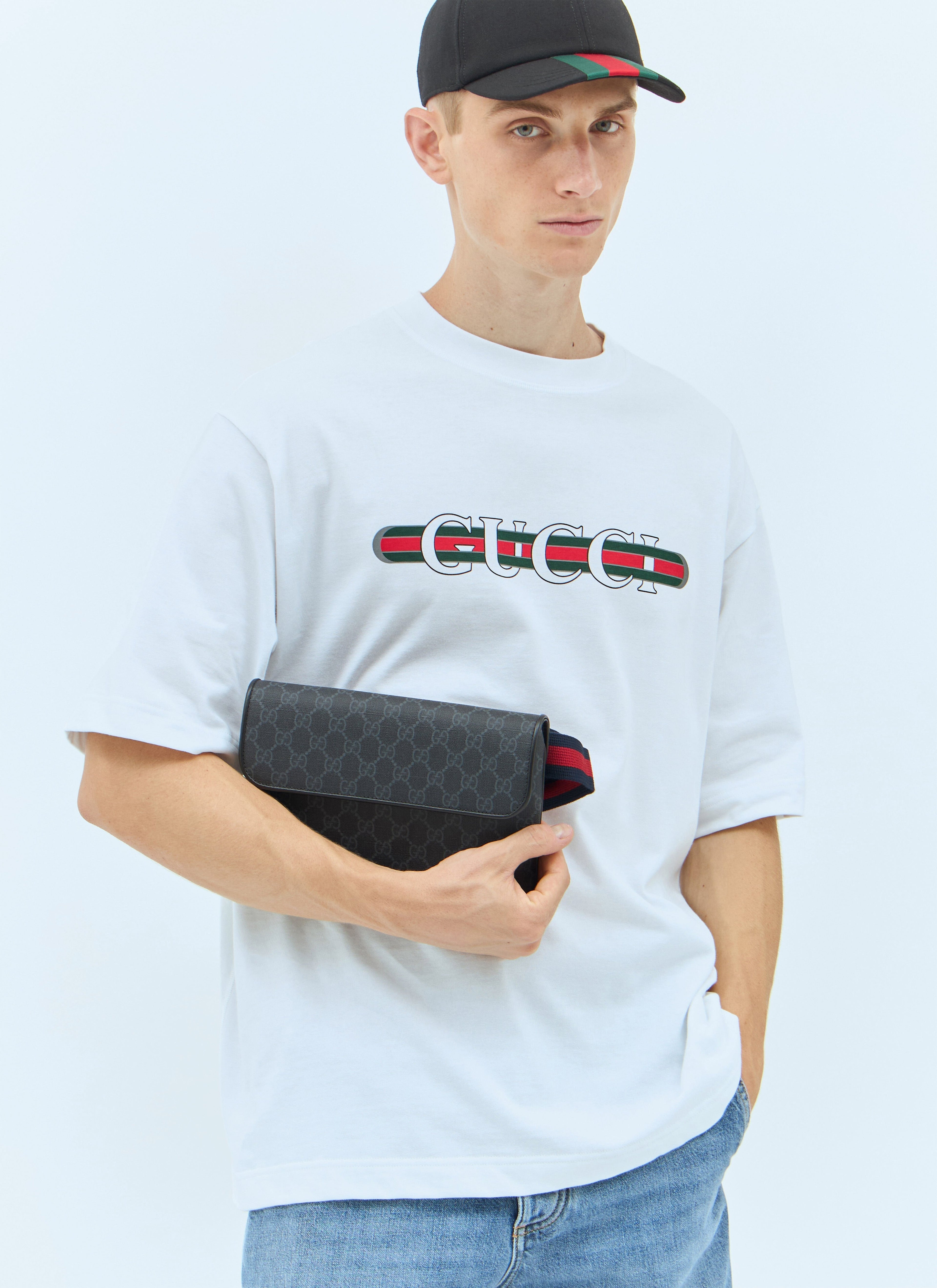Gucci Men Gg Small Belt Bag