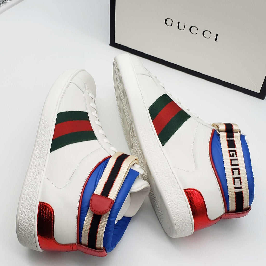 Gucci Ace Stripe High Top Sneaker Unisex