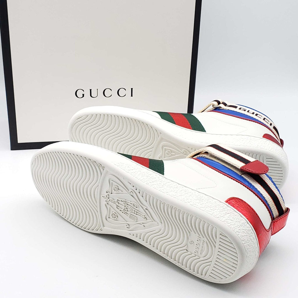 Gucci Ace Stripe High Top Sneaker Unisex