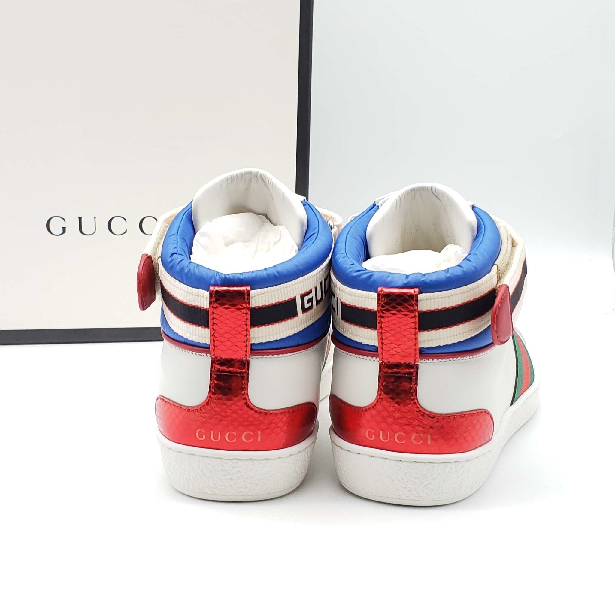 Gucci Ace Stripe High Top Sneaker Unisex