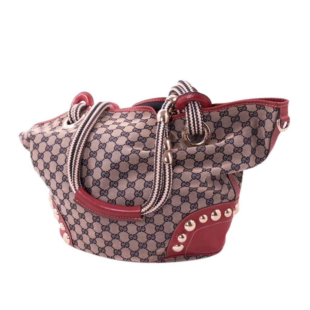 Gucci Oversized Canvas Hobo Bag