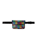 Gucci Women Belt Psychedelic Black Gg Supreme Canvas Cross Body Bag